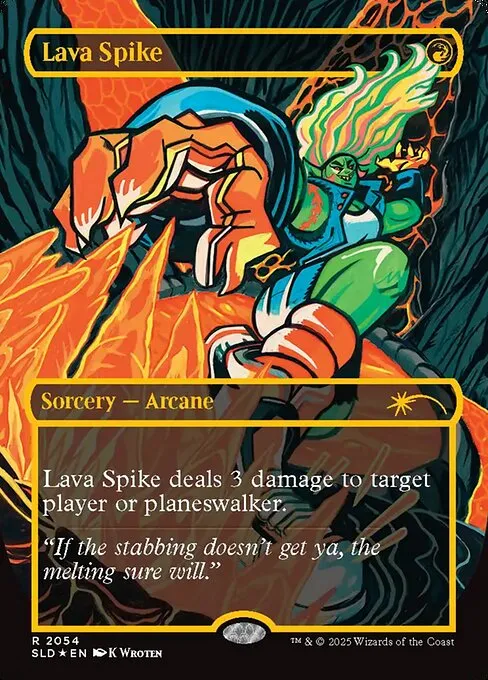 Lava Spike · Secret Lair Drop 2054/2547