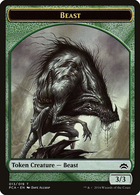Beast · Planechase Anthology Tokens 13/19