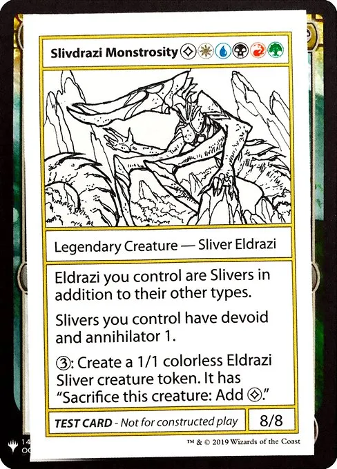 Slivdrazi Monstrosity · Mystery Booster Playtest Cards 2019 102/121