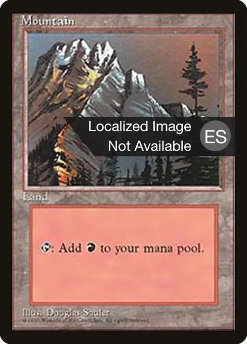 Mountain · Fourth Edition Foreign Black Border 373/378
