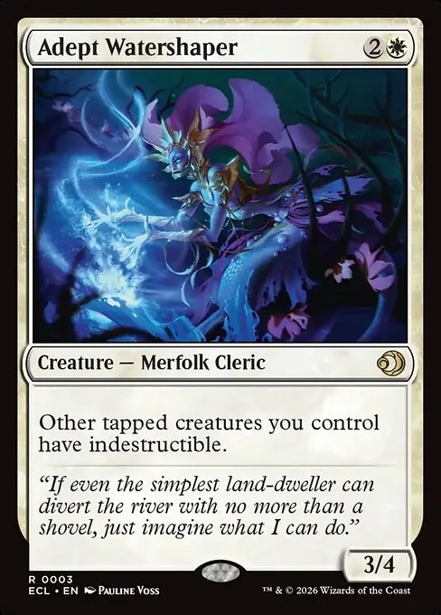 Adept Watershaper · Lorwyn Eclipsed 3/408