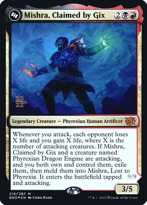 Mishra, Claimed by Gix · The Brothers' War Promos 216s/171