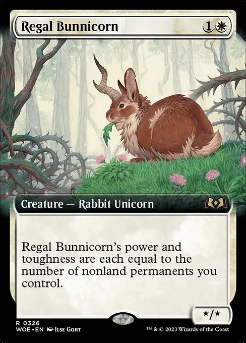 Regal Bunnicorn · Wilds of Eldraine 326/381