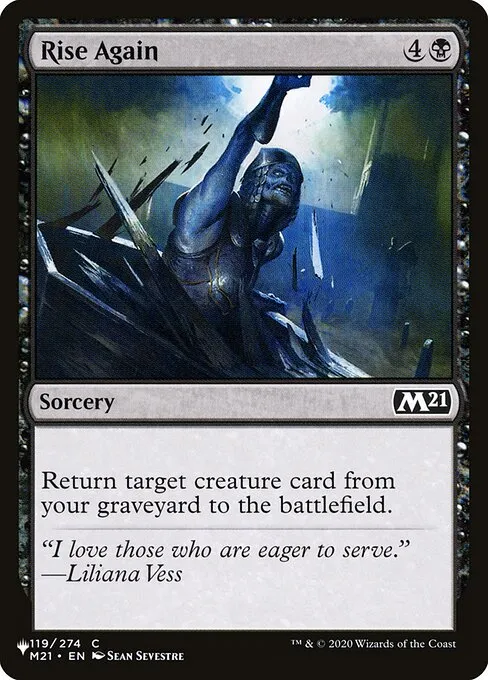 Rise Again · The List M21-119/5050