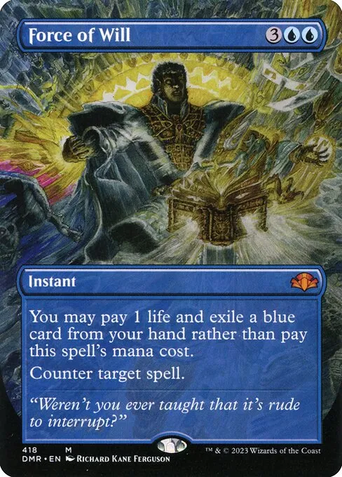 Force of Will · Dominaria Remastered 418/457
