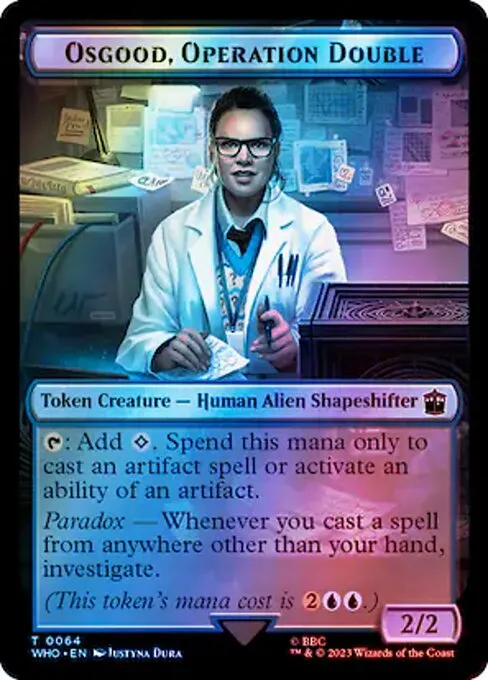 Osgood, Operation Double · Doctor Who Tokens 64/64