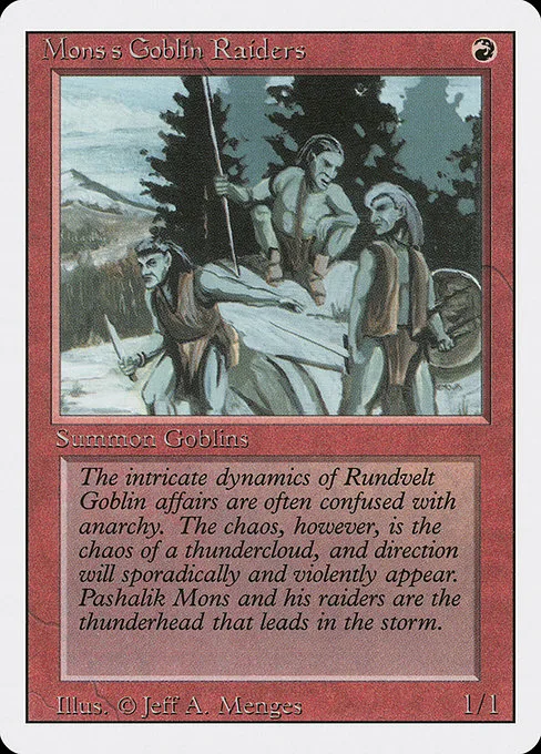 Mons's Goblin Raiders · Revised Edition 167/306