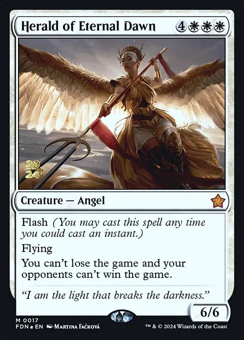 Herald of Eternal Dawn · Foundations Promos 17s/106