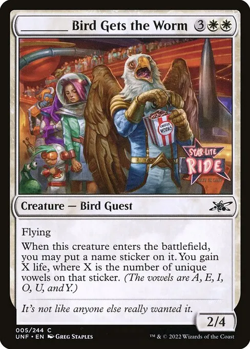 _____ Bird Gets the Worm · Unfinity 5/639