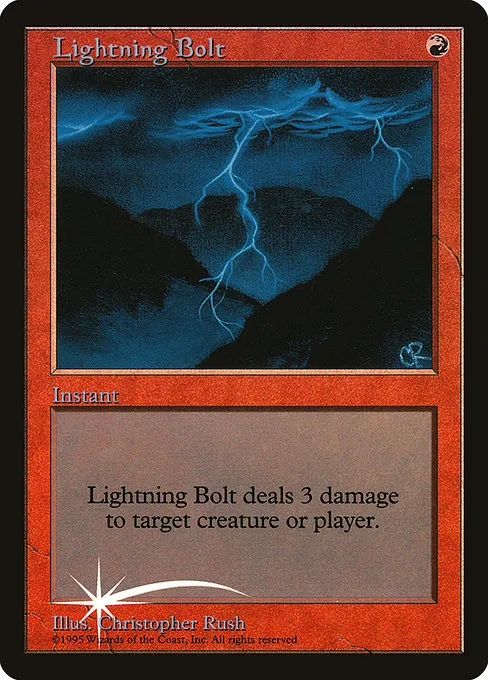 Lightning Bolt · Judge Gift Cards 1998 1/3