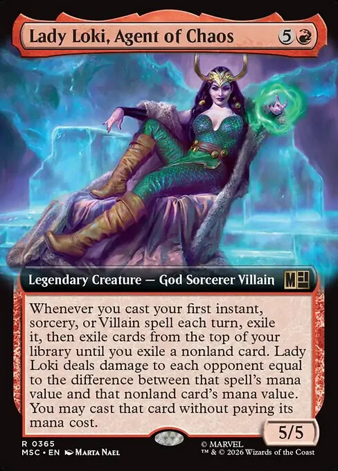 Lady Loki, Agent of Chaos · Marvel Super Heroes Commander 365/9