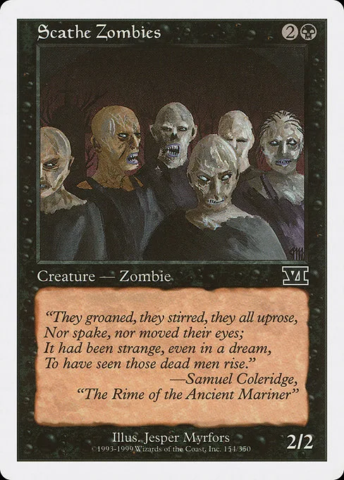 Scathe Zombies · Classic Sixth Edition 154/351