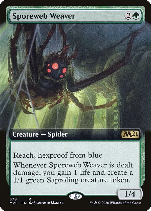Sporeweb Weaver · Core Set 2021 378/397