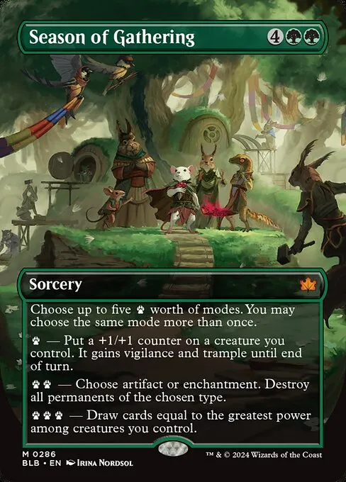 Season of Gathering · Bloomburrow 286/398