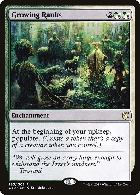 Growing Ranks · Commander 2019 193/302