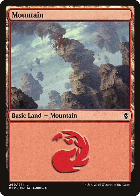 Mountain · Battle for Zendikar 269a/299
