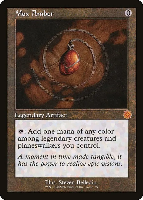 Mox Amber · The Brothers' War Retro Artifacts 35/189