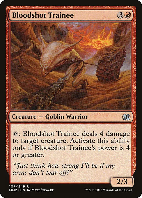 Bloodshot Trainee · Modern Masters 2015 107/249