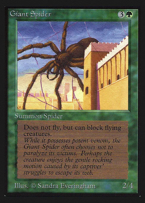 Giant Spider · Intl. Collectors' Edition 199/302