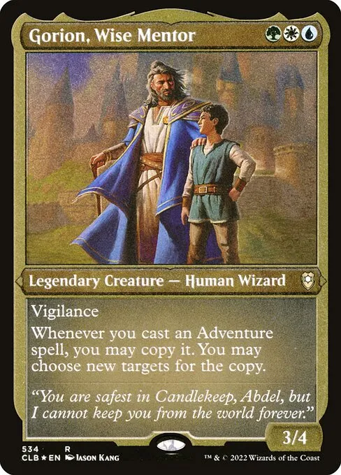 Gorion, Wise Mentor · Commander Legends: Battle for Baldur's Gate 534/936