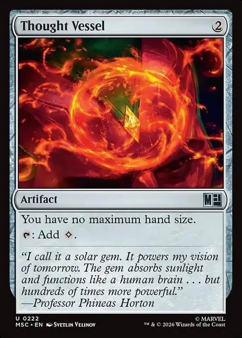 Thought Vessel · Marvel Super Heroes Commander 222/9