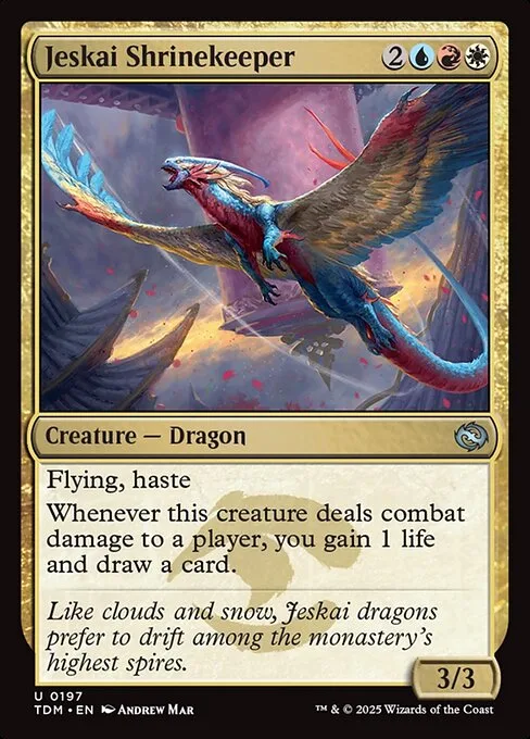 Jeskai Shrinekeeper · Tarkir: Dragonstorm 197/427
