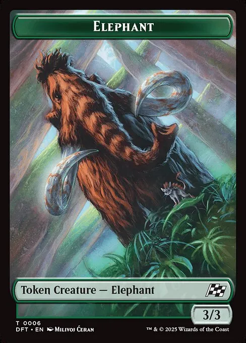 Elephant · Aetherdrift Tokens 6/14