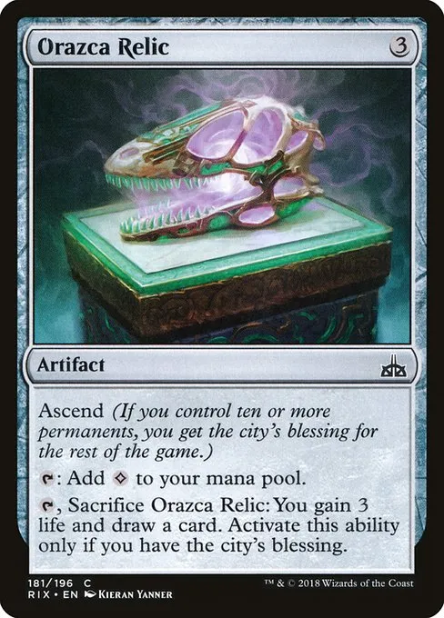 Orazca Relic · Rivals of Ixalan 181/205