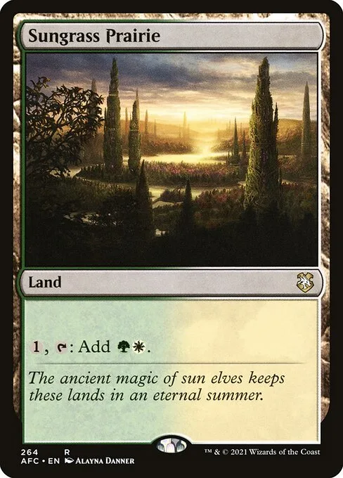 Sungrass Prairie · Forgotten Realms Commander 264/331
