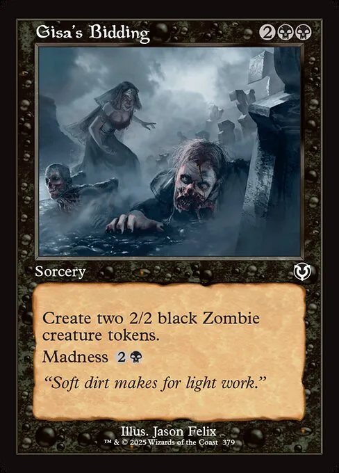 Gisa's Bidding · Innistrad Remastered 379/495