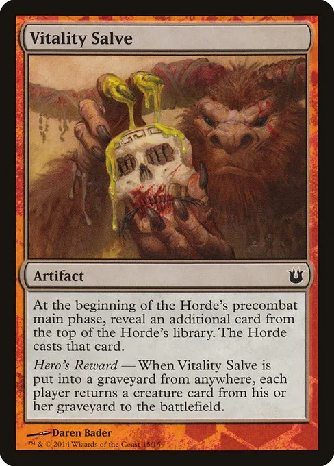Vitality Salve · Battle the Horde 15/15