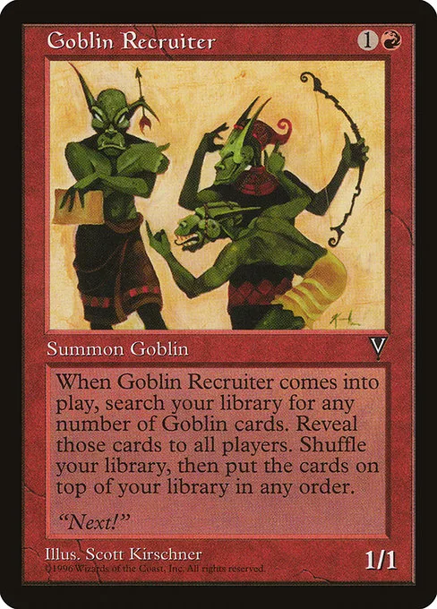 Goblin Recruiter · Visions 80/167