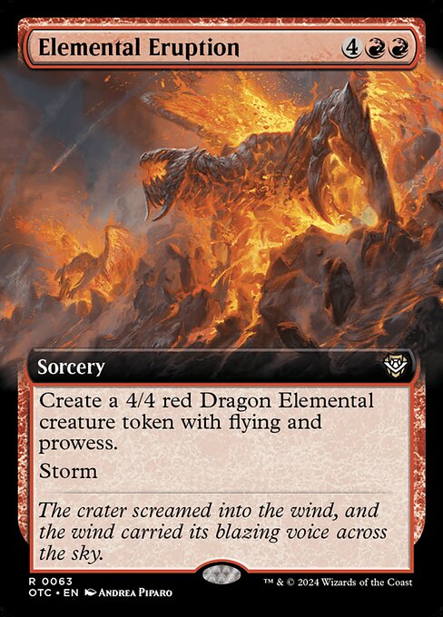 Elemental Eruption · Outlaws of Thunder Junction Commander 63/342