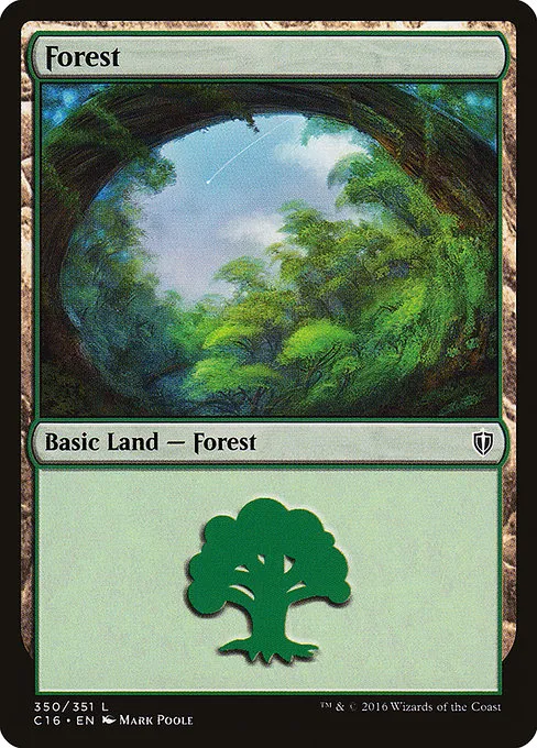 Forest · Commander 2016 350/351