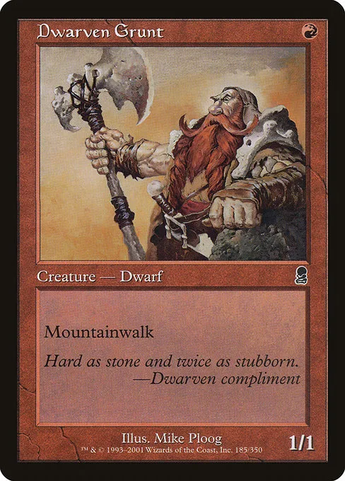 Dwarven Grunt · Odyssey 185/353