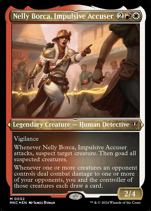 Nelly Borca, Impulsive Accuser · Murders at Karlov Manor Commander 52/358