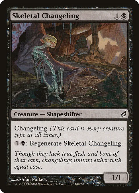 Skeletal Changeling · Lorwyn 140/301
