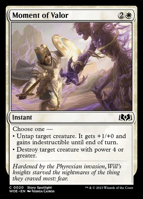 Moment of Valor · Wilds of Eldraine 20/381