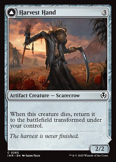 Harvest Hand // Scrounged Scythe · Innistrad Remastered 265/495