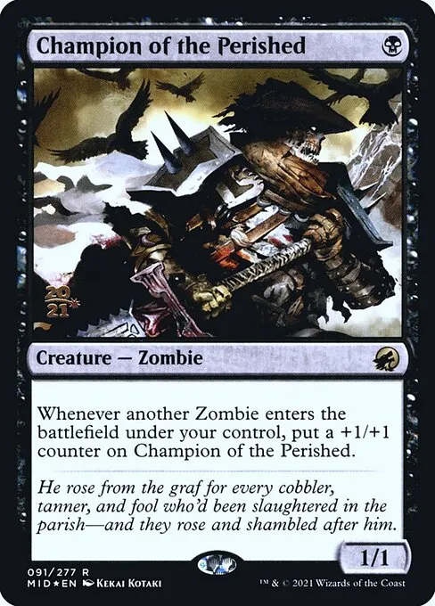 Champion of the Perished · Innistrad: Midnight Hunt Promos 91s/155