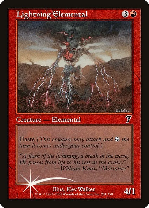 Lightning Elemental · Seventh Edition 201★/708
