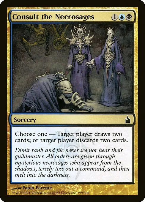 Consult the Necrosages · Ravnica: City of Guilds 199/306