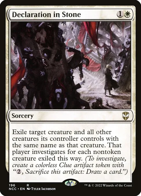 Declaration in Stone · New Capenna Commander 196/447