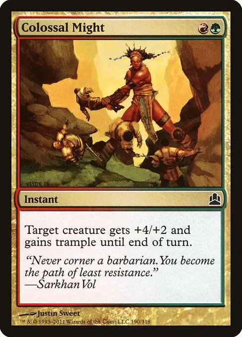 Colossal Might · Commander 2011 190/318