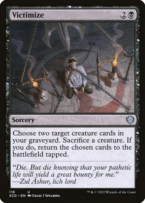 Victimize · Starter Commander Decks 118/352