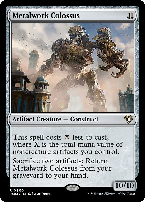 Metalwork Colossus · Commander Masters 960/1067
