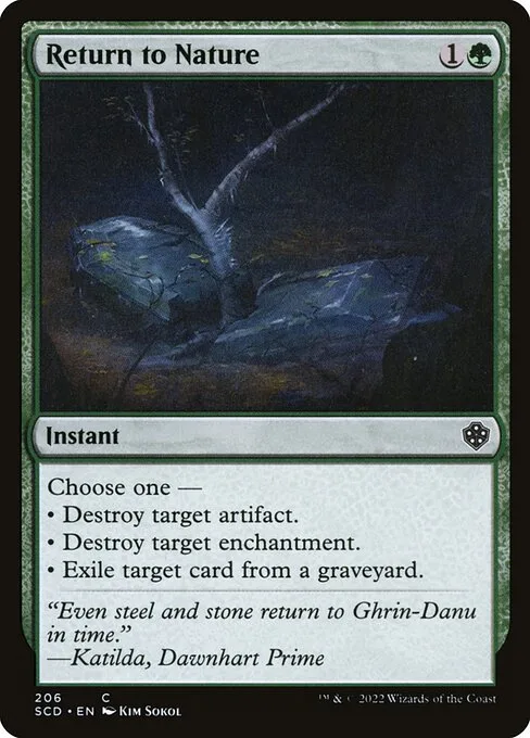 Return to Nature · Starter Commander Decks 206/352