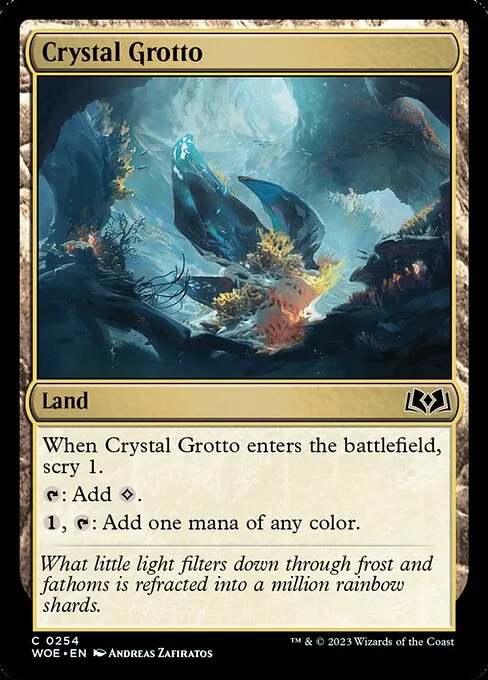 Crystal Grotto · Wilds of Eldraine 254/381