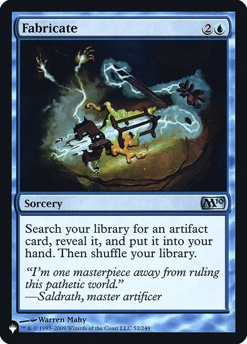 Fabricate · The List M10-52/5050