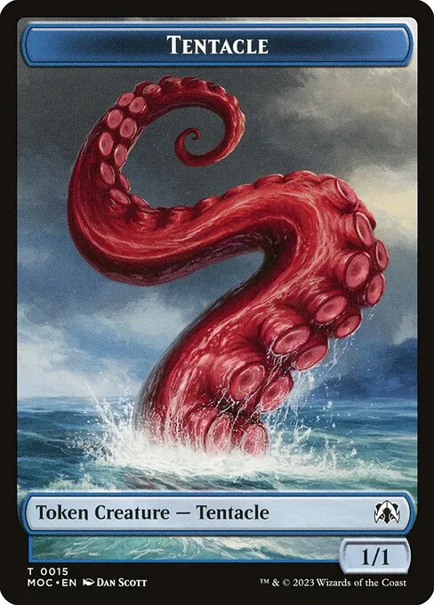 Tentacle · March of the Machine Commander Tokens 15/46